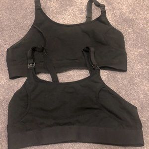 Bundle of 2 nursing/pumping bras